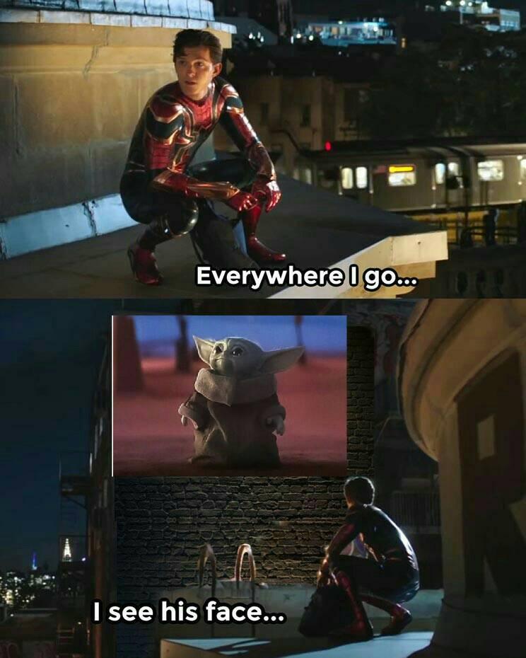 The meme is a play on the famous Star Wars line "I am your father" from the movie "The Empire Strikes Back". The image shows a screenshot of Spider-Man (from the Marvel Cinematic Universe) looking at a picture of Thanos (from the Marvel Cinematic Universe) and saying "I am your father". The meme is a humorous take on the classic Star Wars line, applying it to a completely different universe and characters.